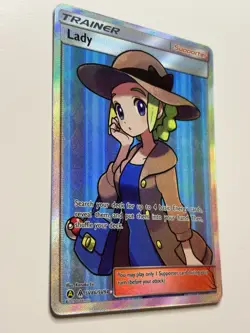 Pokemon Lady SV86/SV94 Sun & Moon Hidden Fates Shiny Vault Holo - Image 2
