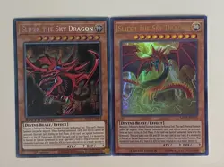 Yugioh - Slifer the Sky Dragon - Secret and Ultra Rare - Free Holo Card - Image 1