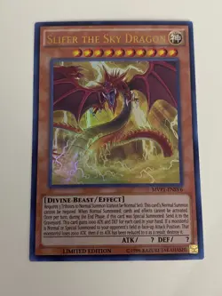 Yugioh - Slifer the Sky Dragon - Secret and Ultra Rare - Free Holo Card - Image 3