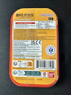 One Piece Tin Pack Set Vol 2 Set of 3 | TS-02 OP-13 | Factory Sealed | Bandai 810158833562 - Image 3