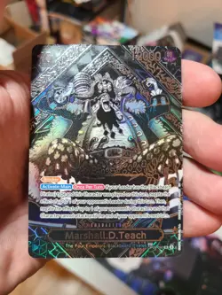 One Piece OP12 Legacy Of The Master Marshall D. Teach (SP) Silver OP09-093 - Image 1