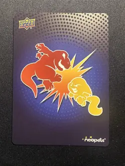 Neopets Battledome TCG Silver Lupe 25th Anniversary Card - Image 2