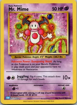 Mr. Mime 013/034 Trading Card Game Classic Classic Collection Holo NM - Image 1