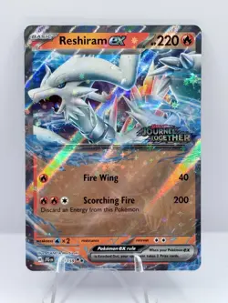 Pokemon Card Reshiram EX 220-030/159 Journey Together Promo - Image 1