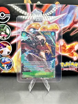 The Azure Sea's Seven OP14-119 Dracule Mihawk Alternate Art Alt One Piece Card - Image 1