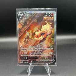 Flareon v SWSH179 Sword & Shield Promo Holo Card Near Mint Condition - Image 1
