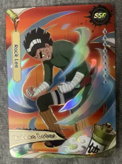 Naruto Kayou English Series 2 Card - Rock Lee - NRSA02-SSR-016L3 - Image 1