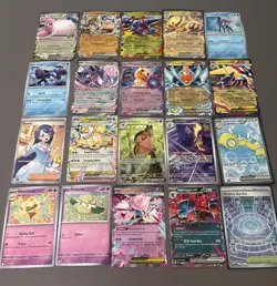 Pokemon TCG 20 Card Lot Ex Full Art Journey Destined Mega Phantasmal Blk Bolt NM - Image 1
