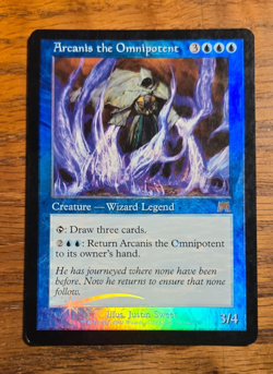 WOTC MtG Onslaught Arcanis the Omnipotent (R) (Foil) - Image 1