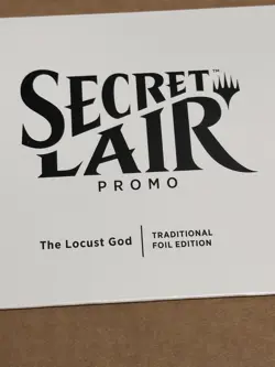 MTG Magic the Gathering Secret Lair THE LOCUST GOD FOIL Brand New SEALED - Image 3