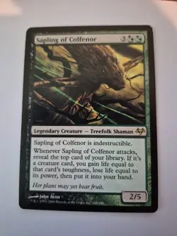 1x Sapling of Colfenor [Eventide] Mtg Magic rare LP/MP x1 - Image 1