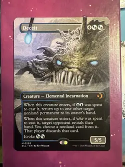 Deceit Lorwyn Eclipsed Borderless (0293) NM MTG - Image 1