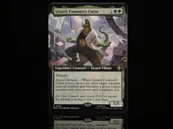 Lizard, Connor's Curse #265 R (Extended Art) (FOIL) - MTG Marvels Spider-Man - Image 1