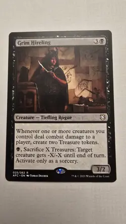 Grim Hireling MTG Commander: Adventures in the Forgotten Realms 025 LP - Image 1