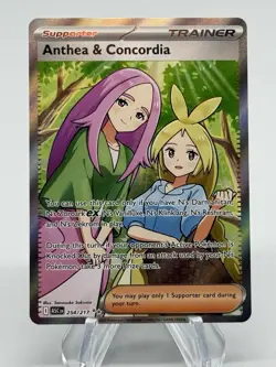 Anthea and Concordia 254/217 Ascended Heroes Pokemon TCG Full Art Trainer - Image 1
