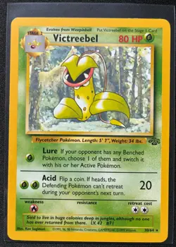 Victreebel 30/64 Non Holo Jungle Unlimited Pokemon - Image 1