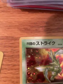 Rocket's Scyther Gym Heroes No.123 Holo Japanese Pokemon Card - Image 3