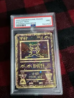 2000 Pokemon Game Movie Promo Ancient Mew PSA 9 - Image 1
