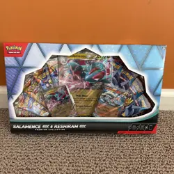 Pokemon TCG Salamence ex & Reshiram ex Premium Collection Box Sealed New - Image 1