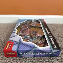 Pokemon TCG Salamence ex & Reshiram ex Premium Collection Box Sealed New - Image 3