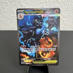 Mega Charizard X EX SIR 125/094 Phantasmal Flames English Pokemon TCG Pack Fresh - Image 1
