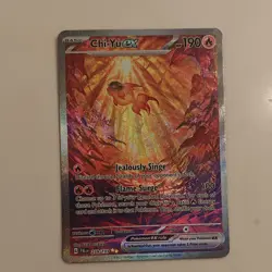 Chi-Yu ex Sv02: Paldea Evolved 259/193 Special Illustration Rare Holo Pokemon - Image 1
