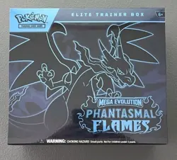 Pokemon Mega Evolution Phantasmal Flames Elite Trainer Box ETB Sealed - Image 1