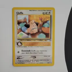 Pokemon TCG Cleffa 20/111 Neo Genesis Rare Unlimited 2000 - Image 1