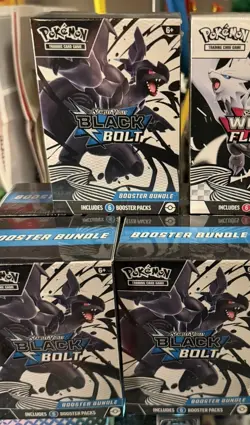 Lot of 2 Pokemon Scarlet & Violet Black Bolt Booster Bundle FactorySealed - Image 1