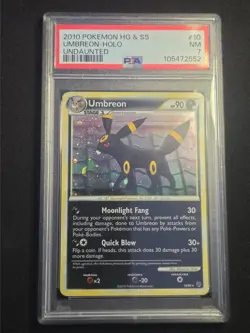 Umbreon 10/90 - Undaunted - HOLO - Pokemon - PSA 7 - Image 1