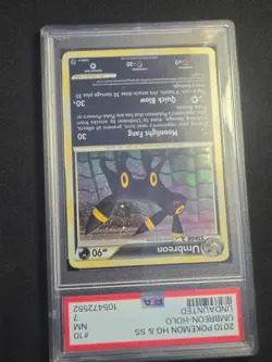 Umbreon 10/90 - Undaunted - HOLO - Pokemon - PSA 7 - Image 2