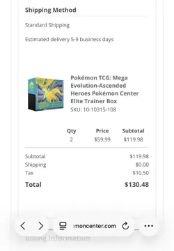 Ascended Heroes Pokemon Center Elite Trainer Box (ETB) X2 - PRESALE SHIPS 2/20 - Image 4