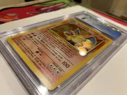 RARE Pokemon 1999 Base Set Charizard Holo Unlimited CGC 8 Near Mint! - Image 4