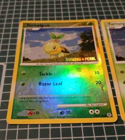 🔥 Turtwig 103/130 | Diamond and Pearl Stamped / Cosmo Holo 2007 English Pokemon - Image 2