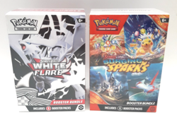 Pokemon Scarlet & Violet White Flare & Surging Sparks Booster Bundles SEALED NEW - Image 1