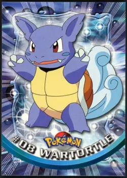 1999 Pokemon TV Animation Series 1 #08 Wartortle Blue Logo - Image 1