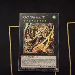 Yugioh! K9-X "Ripper/M" - BPRO-ENSP1 - Secret Rare - LIMITED EDITION 🔥IN HAND🔥 - Image 1