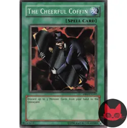Yugioh The Cheerful Coffin DB1-EN167 Common NM - Image 1