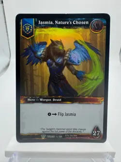 World of Warcraft TCG Twilight Foil Hero Jasmia, Nature's Chosen - Image 1