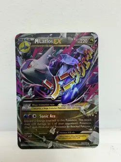 Pokemon M Latios EX 59/108 Roaring Skies Holo 220HP Ultra Rare Mega Card - Image 1