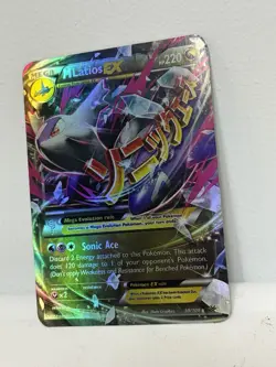 Pokemon M Latios EX 59/108 Roaring Skies Holo 220HP Ultra Rare Mega Card - Image 2