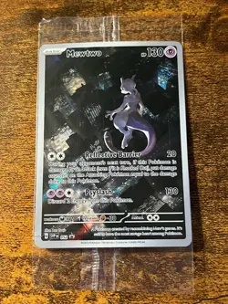 Pokemon TCG Mewtwo 052 Scarlet & Violet Promo Holo Card Sealed - Image 1