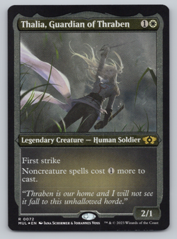 Thalia, Guardian of Thraben FOIL Etched - March of the Machine: Multiverse MTG - Image 1