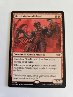 MTG - NM - Razorkin Needlehead - Duskmourn: House of Horror FREE SHIPPING 🔥 - Image 1