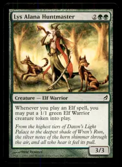 MTG Lys Alana Huntmaster LP Light Play Lorwyn [3093] - Image 1
