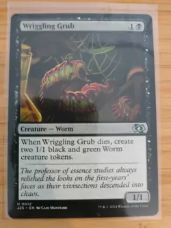 MTG Wriggling Grub 0012 J25 Foundations M/NM Free UK P&P - Image 1
