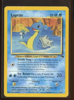 Lapras Promo 12/18 HP Southern Islands Island WOTC Pokemon - Image 1