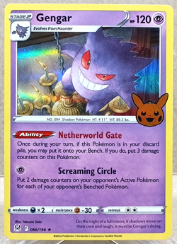 Gengar 066/196 Holo Rare Trick or Trade 2023 Pokemon TCG (2022 Copyright Date) - Image 1