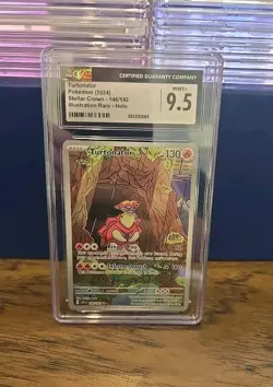 CGC Mint+ 9.5 Turtonator Art Rare 105/102 Pokemon Japanese Stellar Miracle sv7 - Image 1