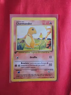 CHARMANDER 46/102 PRIMA EDIZIONE SET BASE CARTA POKEMON ITA COMUNE - Image 1